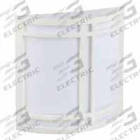 Radio Wall Sconce: White, 1,500 lm, 4100K, 80 CRI, 14 W Fixture Watt, 120 to 277V AC, 3 5/8 in Lg (MPN RDS11101600L41WH). Key specifications — Voltage: 120 to 277V AC; Brand: AFX INC.; For Bulb Type: Integrated LED; Color Temperature: 4100K; Housing Finish/Housing Color (Broad): White.