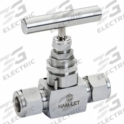 HAM-LET Plumbing Needle Valves: Inline Valve Body, 316 Stainless Steel, Screw-In Bonnet - Stainless Steel Straight-Body Needle Valves