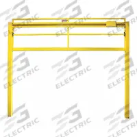 PS INDUSTRIES Vertical Safety Gate: 126 in x 105 in, Unassembled, Yellow, 42 in Gate Ht, Deck (MPN MGVEM096120). Key specifications — attr1283434: PS INDUSTRIES; attr1283408: Unassembled; attr1283426: No.