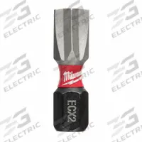 MILWAUKEE Insert Bit: Insert Bit, Imperial, #2 Bit Industry Size, Std, 1 in Overall Lg, Hex, 25 PK (MPN 48-32-4142). Key specifications — attr1119861: Black Phosphate; attr1119847: #2; attr1119860: Impact; attr1119850: Alloy Steel; attr1119851: Imperial; attr1119853: Insert Bit; attr1119857: MILWAUKEE; attr1119849: Impact Rated.