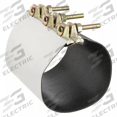 APPROVED VENDOR Repair Clamp: For 5 in Pipe, 9 in Overall Lg - Partial-Gasket Repair Clamps for Tube & Pipe