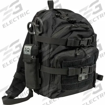 NORTH AMERICAN RESCUE Mini Medic Kit: 43 Components, Plastic, Bag, Black, No Medication Included - Backpack Trauma Kits