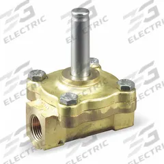 DAYTON Solenoid Valve Body: 2-Way, Normally Closed, 3/8 in Pipe Size, Brass Body, NBR Seal (MPN 008608). Key specifications — Pipe Size: 3/8 in; Brand: DAYTON; Operating Environment: Outdoor.