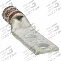 Compression Lug: For 2 AWG, Stranded Wire, 1/2 in Stud Size, Std, Copper Barrel (MPN 24C443). Key specifications — Inspection Hole: Yes; For Wire Type: Stranded; For Wire Sizes: 2 AWG; Brand: APPROVED VENDOR; Manufacturer Part Number: 24C443.