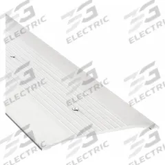 NATIONAL GUARD Door Threshold: Saddle, Aluminum, 3 ft Lg (MPN 427-3). Key specifications — Brand: NATIONAL GUARD; Transition Type: Fluted.