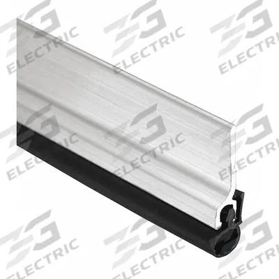 PEMKO Door Weatherstripping: Bulb Insert, 8 ft Lg, 1 1/8 in Wd - Metal Leaf Weatherstripping