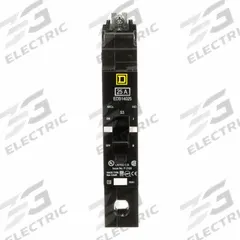 SQUARE D Miniature Circuit Breaker: 25 A, 277V AC, Single Phase, 18kA at 120/240V AC, 1 Poles, Std (MPN EDB14025). Key specifications — Phase: Single; Amps: 25 A; AC Voltage Rating: 277V AC; Max. AIR Rating: 18kA at 120/240V AC; For Use With: Square D NF Panelboards; Brand: SQUARE D.