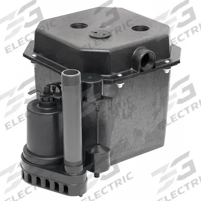 Dayton Sink Drain Pump System: 6 gal, 1/2 hp, 115V AC, 51 gpm Flow Rate @ 10' of Head - General Purpose Sink Drain Pump Systems
