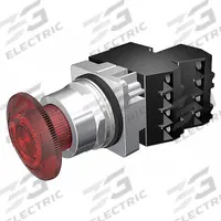 SIEMENS Mushroom Head Push Button: Illuminated, Mushroom Head Profile, Non-Metallic, 30 mm, 2NC (MPN 52PR8DRG). Key specifications — Brand: SIEMENS; Action: Maintained; Series: Class 52; Terminal Connection: Pressure Plate; Push Button Material Type: Non-Metallic.