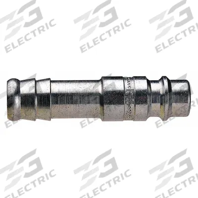 GUARDAIR Hose Barb: Steel, 1/4 in Hose Barb High Flow Connector, 1 29/32 in Overall Lg - Hose Connectors