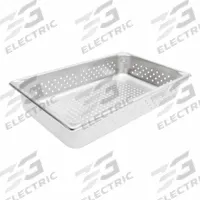 VOLLRATH Steam Table Pan: Full Size, Rectangular, 22 ga Gauge, 14 qt Capacity, NSF Certified (MPN 30043). Key specifications — Brand: VOLLRATH; Dishwasher Safe: No; NSF Certified: Yes; Product Type: Steam Table Pan; Manufacturer Part Number: 30043.
