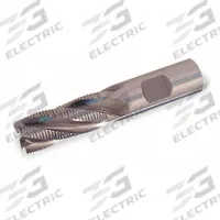 CLEVELAND Roughing End Mill: Cobalt, TiAlN Coated, 4 Flute, Fine Pitch, 3/8" Mill Dia, 3/4" LOC (MPN C31054)