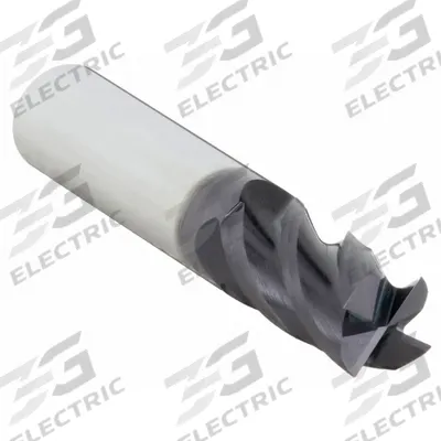 APPROVED VENDOR Square End Mill: Carbide, AlTiCrN Coated, 4 Flute, 3/4" Mill Dia, 1-1/2" LOC - Fast-Cutting Carbide Square End Mills for Steel & Cast Iron