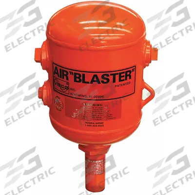 VIBCO Pneumatic Vibrator: Air Tank, 3.26 cfm @ 80 psi, 2 in NPT, 15 in H x 10 in W - Air Cannons