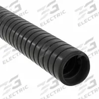Liquid-Tight Flex Plastic Conduit: 2 in Trade Size, Black, 50 ft Nominal Lg, B (MPN B2200). Key specifications — Conduit Color: Black; Brand: HUBBELL WIRING DEVICE-KELLEMS; Series: B.