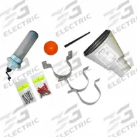 BUSHMAN First Flush Kit: 20 in Overall Ht, 8 in Overall Wd, Plastic, 8 in Overall Lg (MPN BCK0003). Key specifications — Product Type: First Flush Kit; Includes: Mounting Brackets; Brand: BUSHMAN; Material: Plastic.