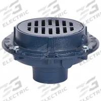 ZURN Floor Drain: 12 in Overall Dia, 12 in Grate Size, 2 in Nominal Pipe Size, Push On, Cast Iron (MPN Z508-4NL). Key specifications — Connection Type: Push On; Brand: ZURN; Includes: Frame.