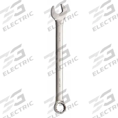 WESTWARD Combination Wrench: Alloy Steel, Satin, 2 1/2 in Head Size, 27 1/4 in Overall Lg - SAE 12-Point Combination Wrenches
