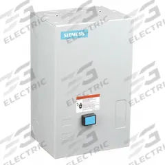 SIEMENS NEMA Magnetic Motor Starter: Non-Reversing, 3 Poles, NEMA Size 2-1/2, 60 A, 120V AC Coil (MPN 14GUG32BF). Key specifications — attr211388: SIEMENS; attr951451: 1NO; attr951453: 110/120V AC; attr951489: Three; attr951498: Screw Terminals; attr984425: 1NO; attr984429: Pilot Light; attr997361: None (Not Applicable to Electronic Overloads).