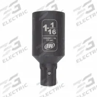 INGERSOLL RAND Impact Socket: SAE, 1 1/16 in Socket Size, 6-Point, Deep, 2 61/64 in Overall Lg (MPN DXS2SH1-116L). Key specifications — attr1215501: INGERSOLL RAND; attr1215515: Manganese Phosphate; attr1215518: 1-1/16 in.