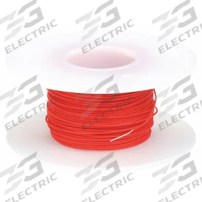 OK INDUSTRIES Spooled Wrapping Wire: 100 ft Overall Lg, 24 AWG Conductor Size - Spooled Wrapping Wires