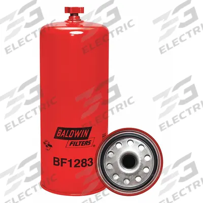 BALDWIN FILTERS Fuel Filter: Spin-On, 4 5/16 in Outside Dia, 1"-14 Thread Size, Cellulose - Spin-On Fuel Filters