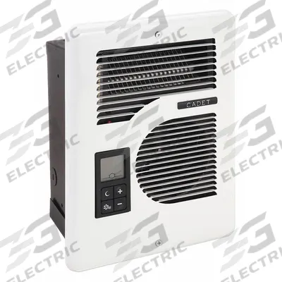 CADET Recessed Electric Wall-Mount Heater: 1000 W/1500 W/1600 W, 120/208/240V AC - Compact Recessed Electric Wall Heaters