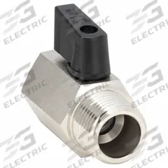APPROVED VENDOR Manual Two-Way Ball Valve: 1/2 in, Nickel-Plated Brass, Straight, MNPT x FNPT (MPN G-CMV-50NL). Key specifications — Brand: APPROVED VENDOR; Handle: Wedge.