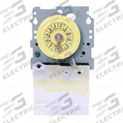 INTERMATIC Mechanical Time Switch: Compatible with Series T100 (MPN T103M). Key specifications — Manufacturer Part Number: T103M; Brand: INTERMATIC; Compatible with Manufacturer Model Number: T103; Compatible with Series: T100; Includes: (2) Trippers; Product Type: Mechanical Time Switch.