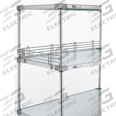 METRO Ledge: 18 in x 1 1/2 in x 4 in - Ledges for Wire Shelving