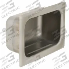 BRADLEY Soap Dish: Stainless Steel, Satin, Recessed Mounting, 1 (MPN SA16-600000). Key specifications — Material: Stainless Steel; Mounting Style: Recessed.