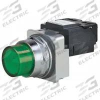 SIEMENS Pilot Light: 30 mm Panel Mounting Size, Green, LED, 24 V AC/DC Max Volt Rating (Supply) (MPN 52PL4D3XB). Key specifications — Series: Class 52; Brand: SIEMENS; Includes Push-To-Test: No Push-To-Test Included.