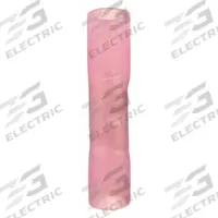 VELVAC Butt Splice Connector: Pink, Nylon with Heat Shrink, For Wire Size 8 AWG – 8 AWG, 600 V (MPN 055068-10). Key specifications — Brand: VELVAC.