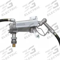 DAYTON Electric Drum Pump: 12 V DC, 1/7 hp HP, 20 gpm Max. Flow Rate, Pump with Hose & Nozzle, 12 ft (MPN 12F725). Key specifications — Brand: DAYTON; Meter: Not Included.