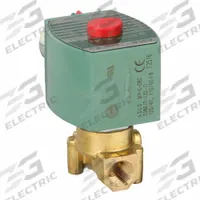 REDHAT Solenoid Valve: 2-Way, Normally Closed, 1/4 in Pipe Size, 110V AC/120V AC, High Flow (MPN 8262H212). Key specifications — Pipe Size: 1/4 in; Voltage: 110V AC; Brand: REDHAT; Coil Enclosure: Without Junction Box.