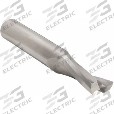ONSRUD Solid Router Bit: Spiral O-Flute Upcut, 2 Flute, 3/8" Cut Dia - Spiral O-Flute Router Bits for Plastics