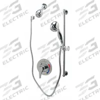 ZURN Shower Faucet: Temp Gard III Z7300, 2.5 gpm Fixed Showerhead Flow Rate, Polished Chrome Finish (MPN Z7300-SS-MT-HW). Key specifications — attr1163385: Ceramic; attr1172819: Temp Gard III Z7300.