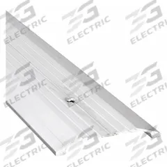 NATIONAL GUARD Door Threshold: Saddle, Aluminum, 3 ft Lg (MPN 424-3). Key specifications — Brand: NATIONAL GUARD; Transition Type: Fluted.