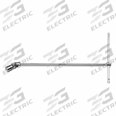 BETA Socket End Wrench: 13 mm Socket Size, 6-Point, 19 9/100 in Overall Lg - Flex-Head T-Handle Socket End Wrenches