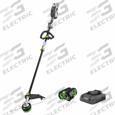 EGO Battery-Powered Power Head Kit: 16 in Cutting Wd, Straight Shaft, 43 in Shaft Lg - Battery-Powered String Trimmers