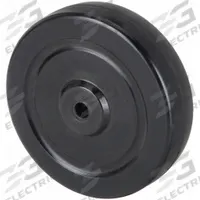 APPROVED VENDOR Caster Wheel: 5 in Wheel Dia., 1 1/4 in Wheel Wd, Rubber, 300 lb Load Rating, Rubber (MPN 416P23). Key specifications — Wheel Core Material: Rubber; Wheel/Tread Color: Black; Brand: APPROVED VENDOR.