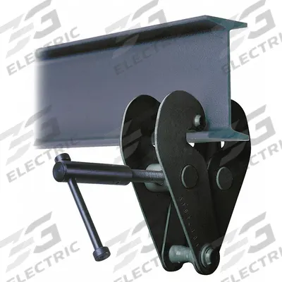 Dayton Beam Lifting Clamp: Beam Flange Clamp, Steel, 14 1/8 in Max Jaw Opening - Beam Lifting Clamps