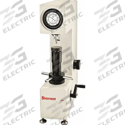 STARRETT Hardness Tester: Alloys/Steel, +/-1 HRC, Diamond, 25 HRC Measuring Range - Min - Benchtop Hardness Testers