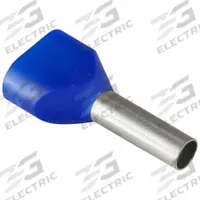 APPROVED VENDOR Wire Ferrule: 14 AWG Max Wire Size, Holds 2 Wire, Blue, Nylon, 0.13 in Ferrule Dia (MPN 797V12). Key specifications — Brand: APPROVED VENDOR.