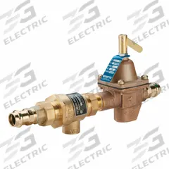 WATTS Boiler Feed Valve w/Backflow Preventer: B911, 1/2 in Pipe Size, 8.5 in Overall Lg, Brass, 911 (MPN 1/2 B911T-M3 (W/PRESS)). Key specifications — Shut-Off Valve Type: Shut-Off Valve Not Included.