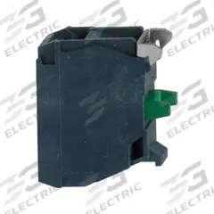 SCHNEIDER Contact Blocks: 22 mm Panel Mounting Size, 1NO, Momentary/Late Break, XB4/XB5 Series (MPN ZBE1019). Key specifications — Switch Action: Momentary/Late Break; Terminal Connection Type: Screw Terminals; Brand: SCHNEIDER; Compatible with Series: XB5.