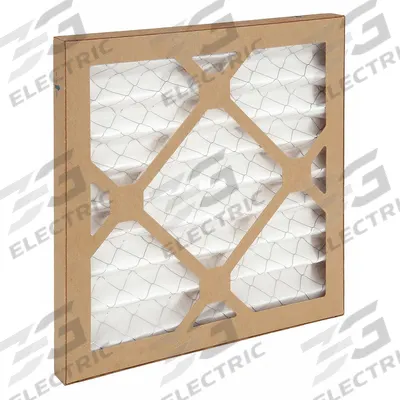 GRAINGER Pleated Air Filter: 10 in x 10 in x 1 in, MERV 8 - MERV 8 Pleated Air Filters