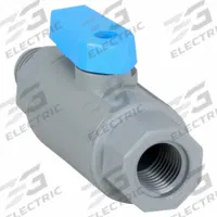 APPROVED VENDOR Manual Two-Way Ball Valve: 1/4 in, PVC, Straight, MNPT x FNPT, Full Port Ball Port (MPN 6380490). Key specifications — attr1008170: APPROVED VENDOR.