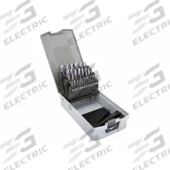APPROVED VENDOR Screw Machine Drill Bit Set: 29 Pc, 1/16" to 1/2" by 64ths, 135° 4-Facet Point (MPN 460-000029B). Key specifications — attr1238841: Box.