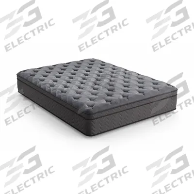 DIAMOND Bed Mattress: Twin XL, Medium, Stretch Knit Fabric, Innerspring, 13 in Overall Ht - Turquoise by Diamond Mattress